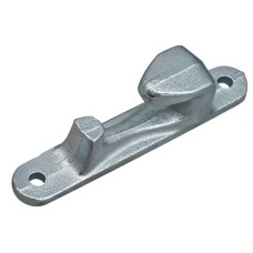 Bolt On Door Lock Keeper - Zinc Plated